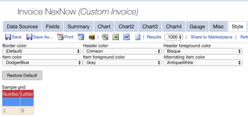 Report Writer row formatting