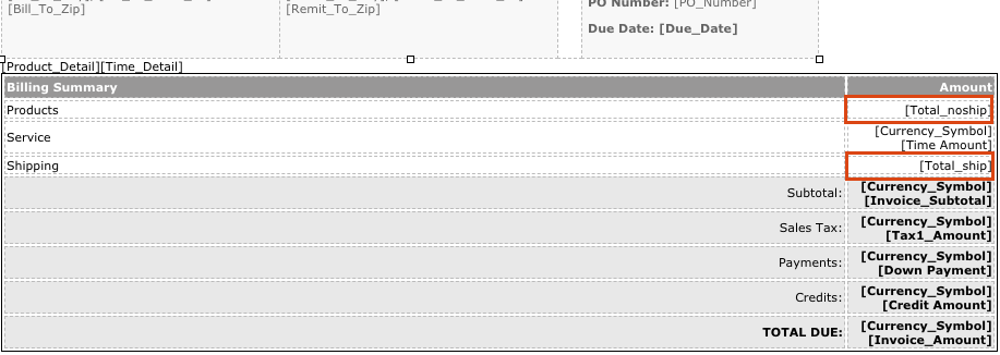 datapath invoice main report setup