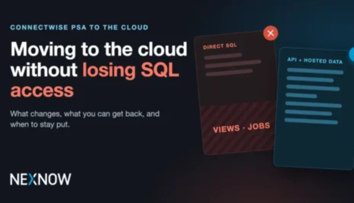 Moving ConnectWise to the cloud without losing SQL access